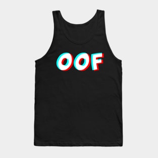 OOF Trippy T-Shirt - Dank Meme Optical Illusion Gift Tank Top